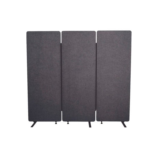 Luxor Luxor RECLAIM Acoustic Room Dividers - 3 Pack - Slate Gray RCLM7266ZSG - main